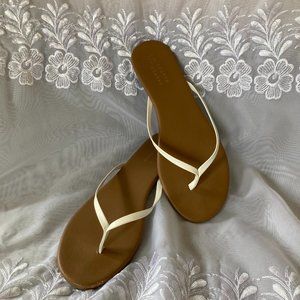 Lauren Conrad White Flip Flops